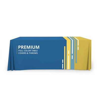 Premium Full Color Table Cover & Throw, 4 Sided (6' x 2.5')